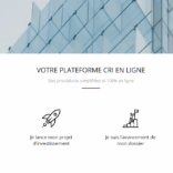 plateforme cRI invest
